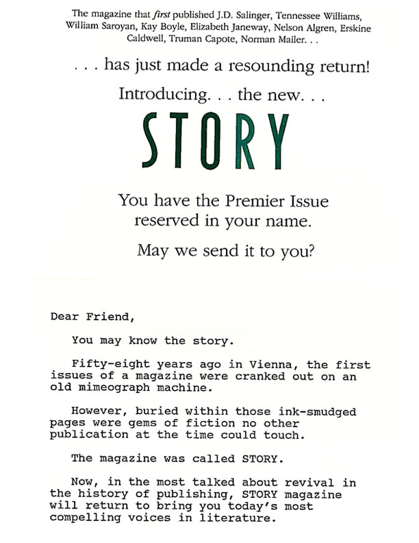 The New Story